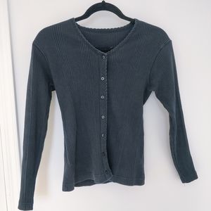 Dark Bluish Grey Cardigan